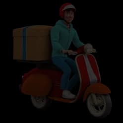 Delivando delivery scooter